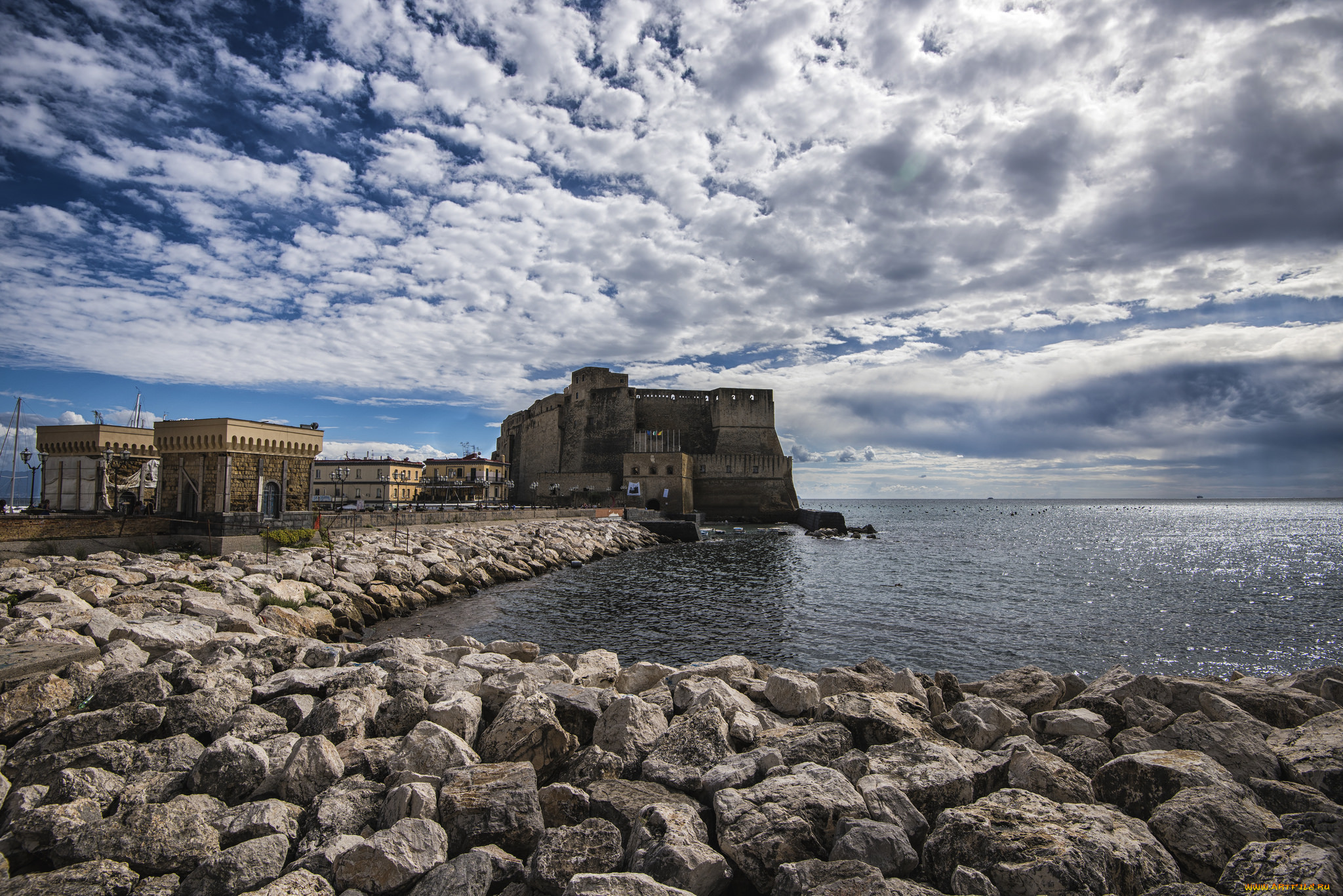 ovo castle  naples  italy, ,  , 